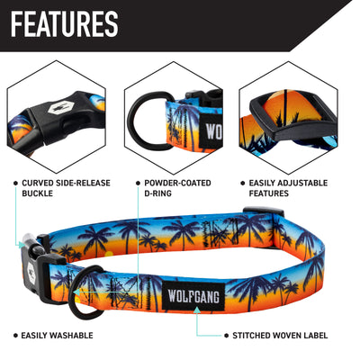 SunsetPalms Dog Collar