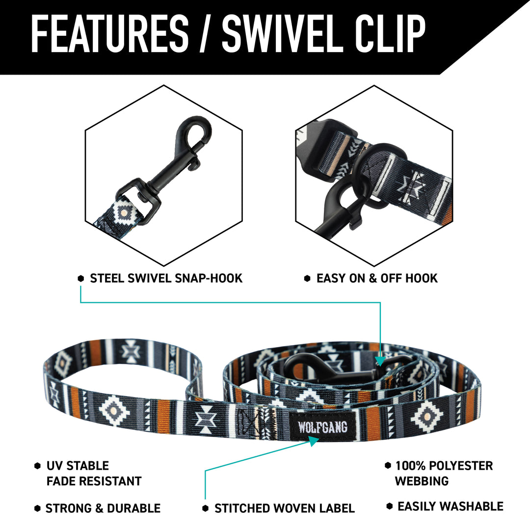 WOLFGANG MAN & BEAST リード NewMoon Cool Dog Leash Design | Wolfgang Man & Beast