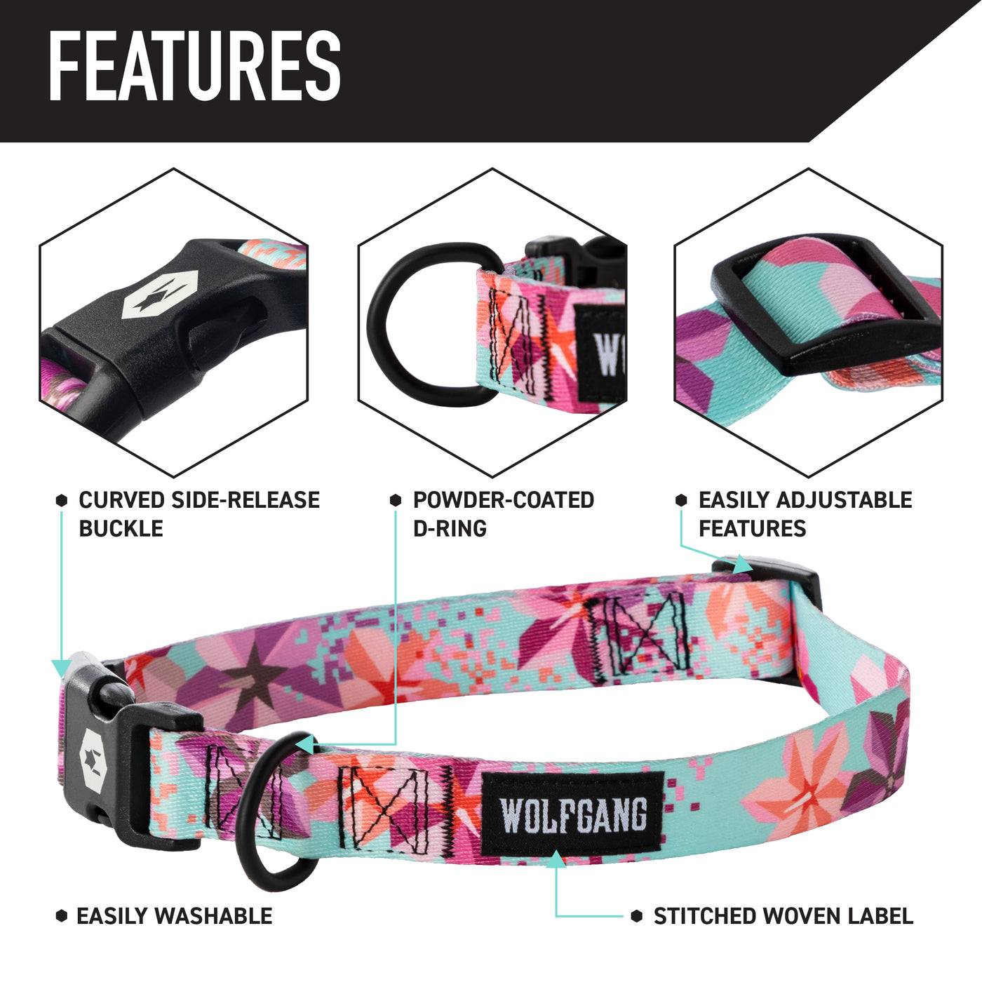 DigiFloral Dog Collar