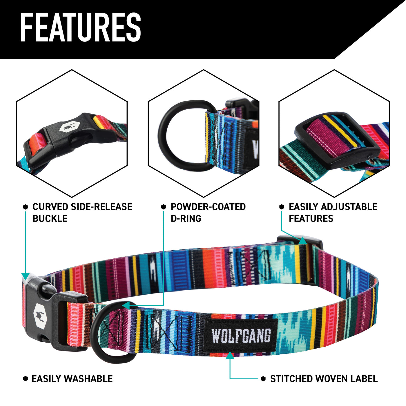 Quetzal Dog Collar