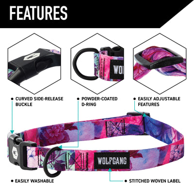 DayDream Wide Dog Collar