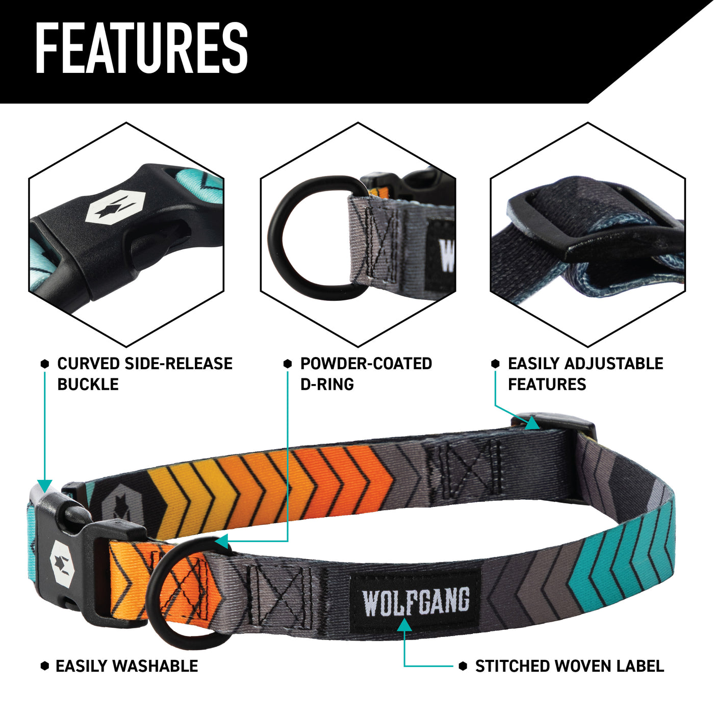 ChevTech Wide Dog Collar