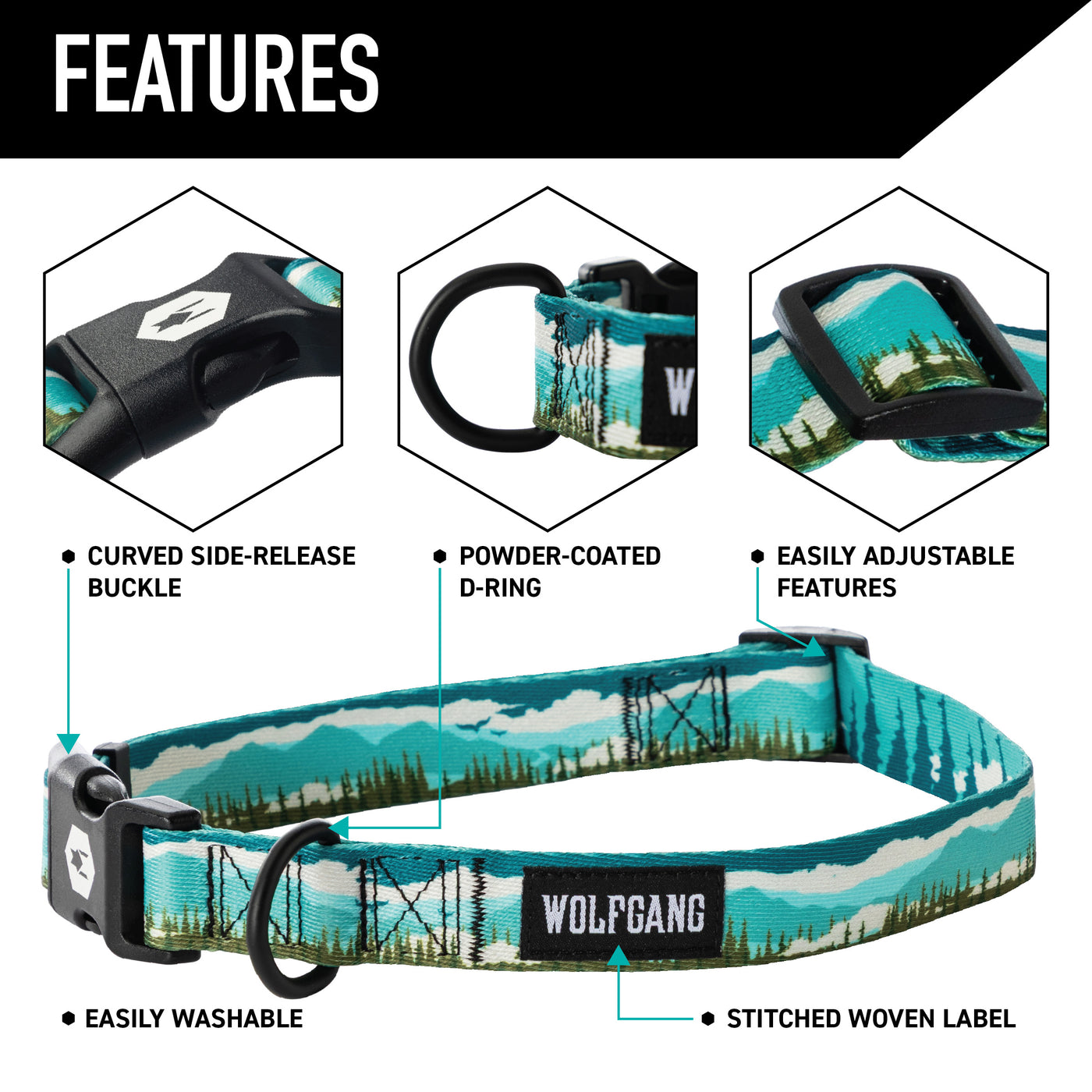 GreatEscape Wide Dog Collar